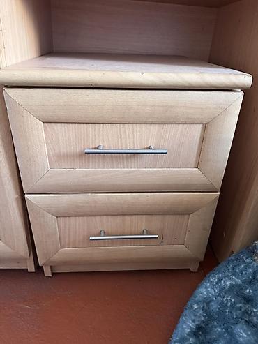 used bed: Кровать двуспальная с матрасом и прикроватной тумбой САМОВЫВОЗ Б/у — 3