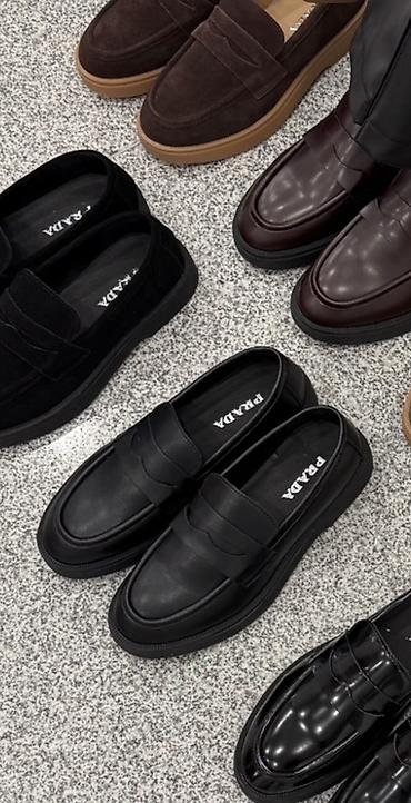удобная: Лоферы, 39.5, Prada, Новый, цвет - Черный, Самовывоз — 3