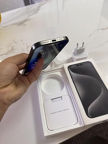 iphone 15 pro max бу: IPhone 15 Pro Max, Б/у, 256 ГБ, Black Titanium, Зарядное устройство, Защитное стекло, Чехол, 94 % — 7