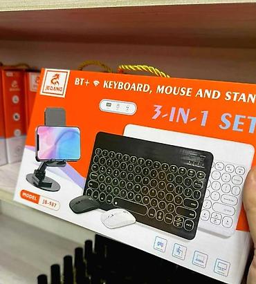 Simsiz klaviatura Jeqang JB-987 3in1 Məhsulun növü - 3-ü 1-də dəst