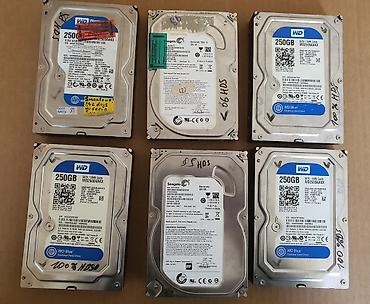 hp elite: Жесткие диски 3.5" 250 ГБ, SATA бу. рабочие по 700с. Описание: - — 1