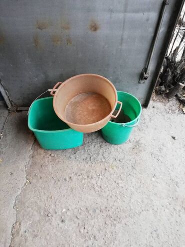 Другие емкости: Вёдра(3шт)+тазы эмалиров. в отличном — 12