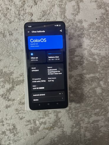 Oppo: Oppo A3x, 128 GB, rəng - Qəhvəyi — 14