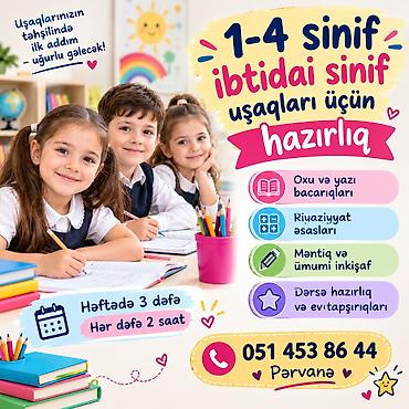 interyer dizayner vakansiya: Məktəbəqədər və ibtidai sinif hazırlığı, Azərbaycan dili, Əyani — 1