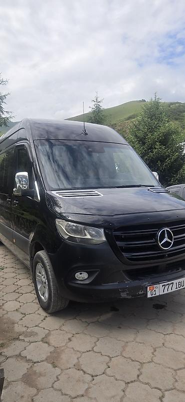 w210 e320: Mercedes-Benz Sprinter, черный, удлинённый и высокий кузов — 2
