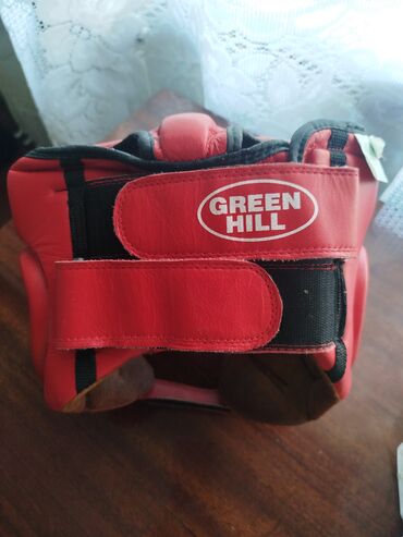 halqa ile qarin eritmek: GREEN HILL boks/kikboks baş qoruyucusu - Rəng: qırmızı, qara