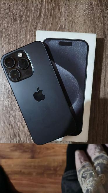 iphone satis: IPhone 15 Pro, 128 GB, Qara, Face ID — 1