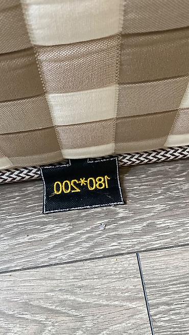 ucuz bowqablar: 180x200 ölçülü döşək. Açıq rəngli, üst hissəsi naxışlı matras parçası — 2