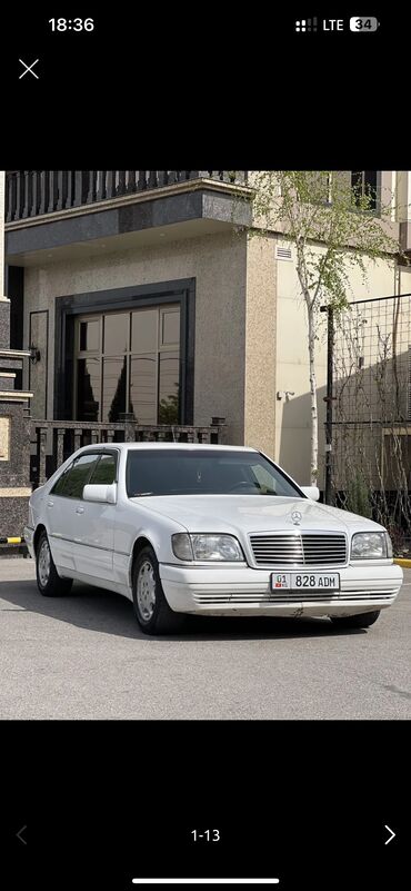 mercedes benz s600: Mercedes-Benz S-Class: 1997 г., 5 л, Автомат, Газ, Седан