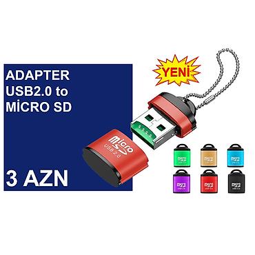 vga kabel: USB Adapterlər/Konverterlər (Çeviricilər) ⭐USB2.0 to Micro SD – 3 AZN — 4