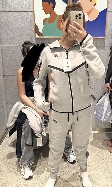 nike tech fleese: Серый спортивный костюм Nike Tech Fleece Покупала в Европе Чехия ( — 3