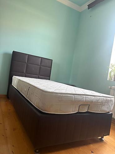 ortopedik matraslar: İşlənmiş, Təknəfərlik çarpayı, Bazalı, Matras ilə, Siyirməsiz — 1