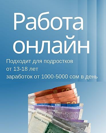 wildberries kg: Удаленная подработка для подростков Возраста:от 13- до 18 лет Тип — 1