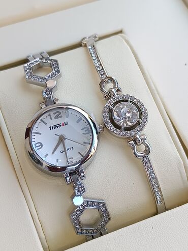 Qol saatları: Yeni, Qol saatı, Timex, rəng - Ağ — 18