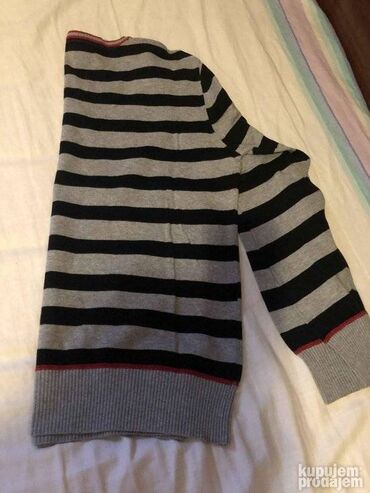 Duksevi: Jako kvalitetan Zara džemper, kao nov, L veličina, 100% cotton, sive — 10