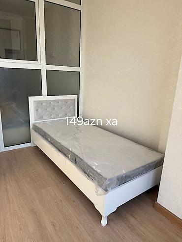 Çarpayılar: Tək nəfərlik çarpayı modelləri - Müxtəlif dizaynlar: ağ korpuslu — 3