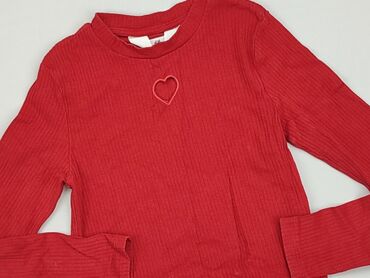 bluzka czerwona: Блузка, H&M, 9 р., 134-140 см, стан - Дуже гарний
