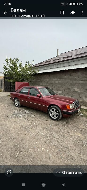 Mercedes-Benz: Mercedes-Benz E-Class: 1989 г., 2.3 л, Механика, Бензин, Седан