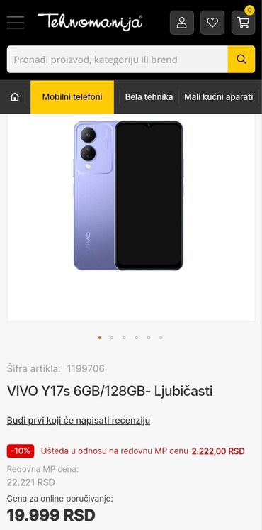 Ostali mobilni telefoni: Pametni telefon sa fokusom na kamere i kreativnu fotografiju. - — 8