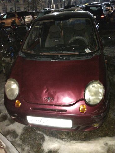 дево матис: Daewoo Matiz, хэтчбек 5‑дверный, бордовый цвет. Ключевые особенности