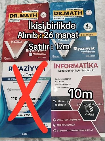 Məhsul: Abituriyent və məktəblilər üçün hazırlıq kitabları dəsti lalafo.az -da Məhsul: Abituriyent və məktəblilər üçün hazırlıq kitabları dəsti
