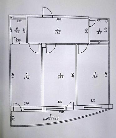 Поселок Ясамал, 2 комнаты, Новостройка, м. 20 января, 84 м²