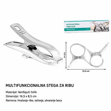 KMT Od nerđajućeg čelika 5202652 Multifunkcionalna stega/klešta za
