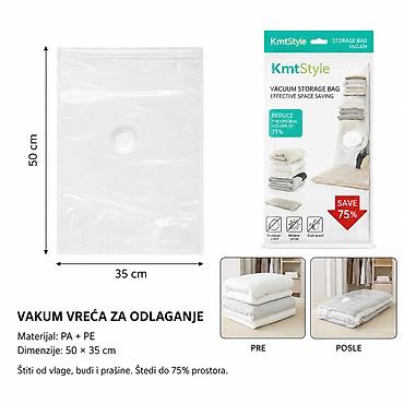 KMT Kuke torba providni 5201542 Transparentna vakum vreća za