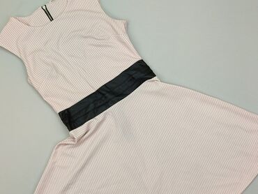 różowa satynowa sukienki: Dress, M (EU 38), condition - Good