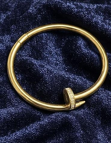 карте браслет: Браслет Cartier, золото Элегантный браслет лаконичной формы с гладкой — 2