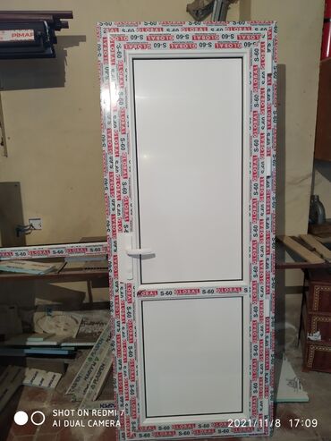 Digər mebel: Plastik qapı və pəncərələr sifarişi qəbul olunur Ağ rəngdə 1 kvadratı — 6