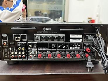 resiver: Onkyo TX-NR575E AV Receiver - 7.2-kanallı AV resiver, Dolby Atmos və — 4