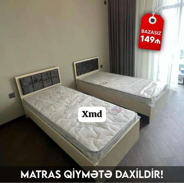 çarpayı matras: Yeni, Təknəfərlik çarpayı, Matras ilə