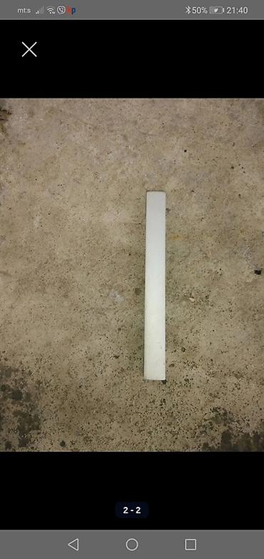nogari za stolice: Aluminijumska nogica/stopa za nameštaj - Materijal: aluminijum — 1