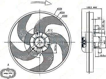 vojni sator: VENTILATOR KABINE ZA PEUGEOT 206, 206 PLUS OD 1999. DO 2006. GOD. | — 5