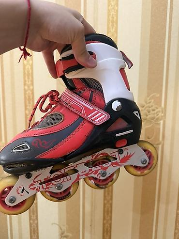 ролики в баку: Təkərli konki (inline skate) 38 razmer - Rəng: qırmızı/qara, ağ — 7