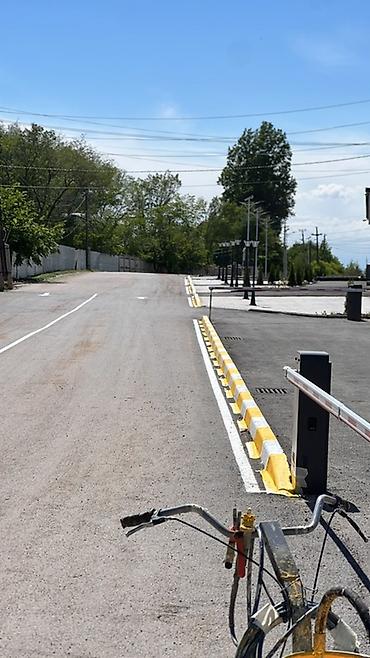 car parking: Нанесения дорожной разметки термопластиком — 2