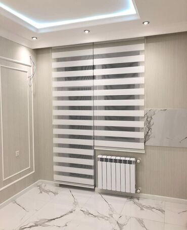 Jalüzlər: Zebra jalüz pərdələr - İkiqat zebra sistemi: şəffaf və qapalı — 2