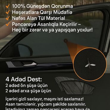запчасти на форд фокус 1: Avtomobilinizi Günəşdən və Həşəratlardan Qoruyun! ☀️🦟 Yay üçün ideal