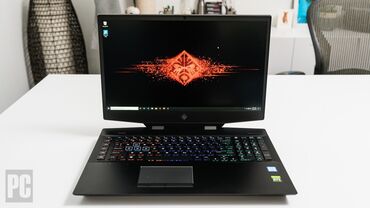 Kompüter ehtiyyat hissələri: HP OMEN oyun noutbuku - Ekran: 17.3", nazik çərçivəli, mat panel -