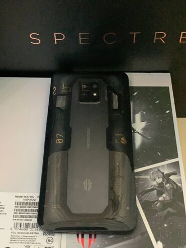 ZTE: ZTE Nubia Red Magic 7pro, 512 GB, rəng - Qara, Sensor, Barmaq izi, İki sim kartlı — 7