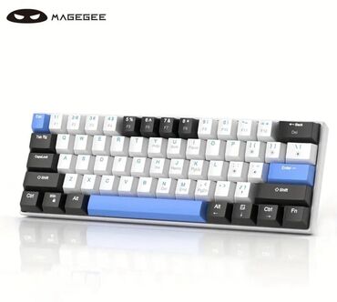 Мониторы: MageGee firmasının kompakt ölçülü, 60% formatlı mexaniki klaviaturası