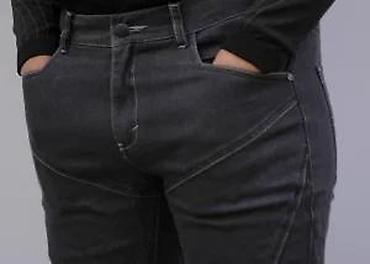 Farmerke: Muške motociklističke farmerke – tamno siva - Kroj sa ojačanjima i — 21