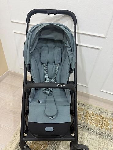 joie прогулочная коляска: Коляска, Cybex, цвет - Голубой, Б/у — 2
