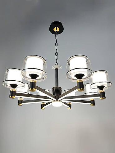 Led çilçıraqlar: Led Çılçıraq, 4 və daha çox lampa, Metal — 1