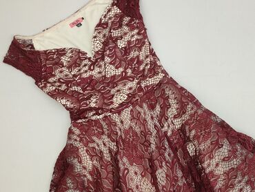 czerwone sukienki na wesele plus size: Chi Chi London, Sukienka damska, rozmiar S