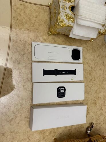 Smart saat, Apple, Sensor ekran, rəng - Qara