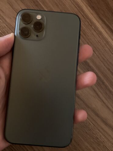 iphone 11 green: IPhone 11 Pro, 64 GB, Matte Midnight Green, Face ID