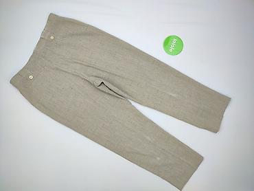 bezowy: Spodnie materiałowe damskie, rozmiar 2XL — 3
