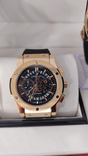 Qol saatları və aksesuarlar: Məhsul: Hublot üslublu avtomatik qol saatları (xronoqraf dizaynı) — 2